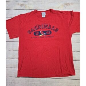 MLB Genuine Merchandise St Louis‎ Cardinals Red T-Shirt - Adult size Large USA